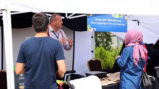 Selçuklu Belediyesi SERAFEST'te kompost üretimini anlattı
