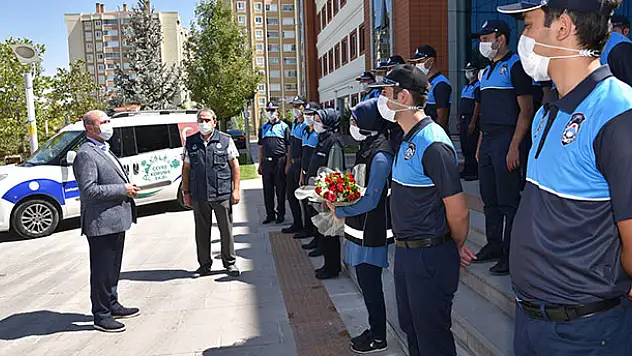 Selçuklu Belediyesinde 25 yeni zabıta memuru göreve başladı