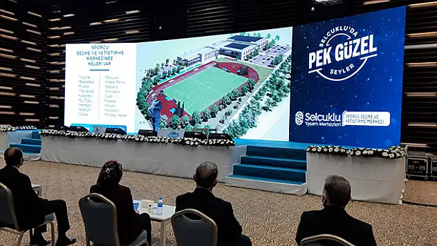 Selçuklu Belediyesinden dev spor yatırımı! Sporcu Seçme ve Yetiştirme Merkezi yapılıyor