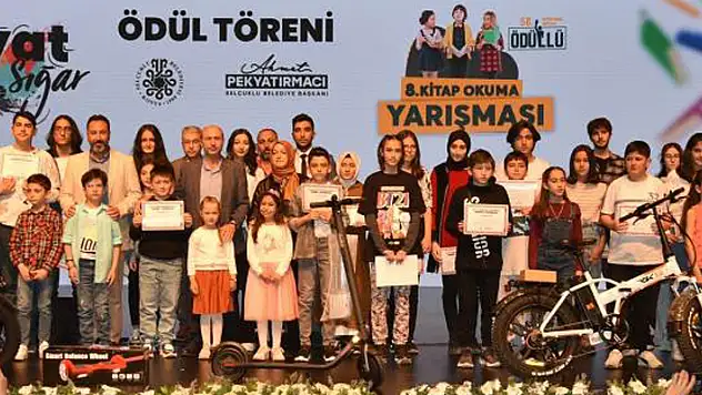 Selçuklu Belediyesinin kitap okuma ve resim yarışmasında ödüller sahiplerini buldu
