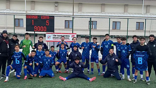 Selçuklu Belediyespor, Karaman'ı 5 golle devirdi
