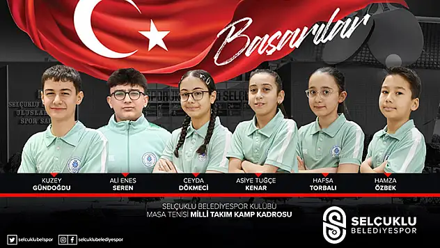 Selçuklu Belediyespor'da milli gurur
