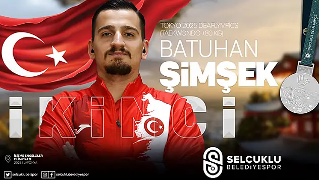 Selçuklu Belediyesporlu Şimşek'ten büyük başarı! Ülkemize ilki yaşattı
