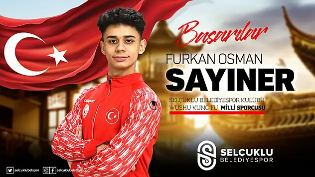 Selçuklu Belediyesporlu sporcu, Çin'de madalya peşinde