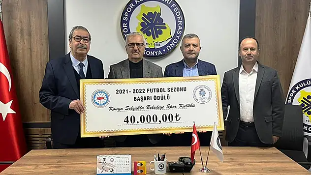 Selçuklu Belediye'ye TASKK'tan ödül