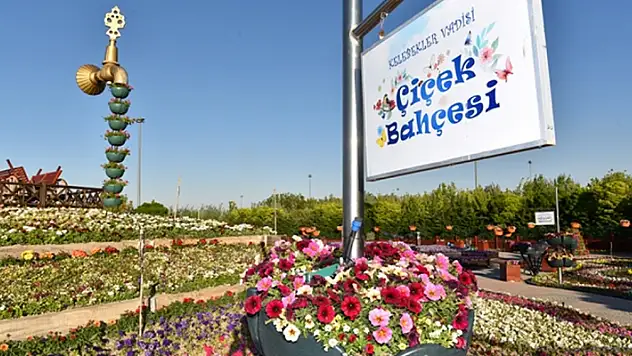 Selçuklu Çiçek Bahçesi ziyarete açıldı