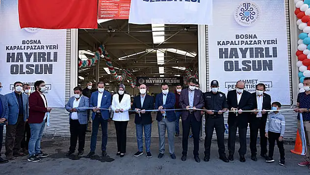 Selçuklu'da Bosna Kapalı Pazar Yeri açıldı
