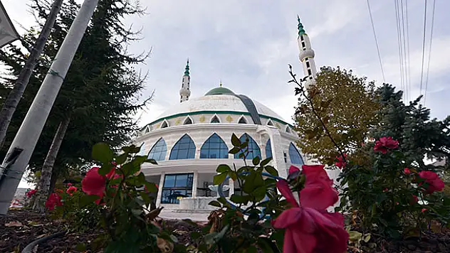 Selçuklu'da cami avluları yeşile bürünüyor