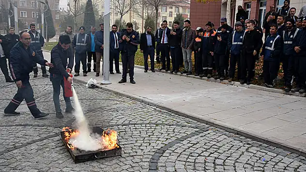 Selçuklu'da doğal afetlere karşı hazırlık eğitimi