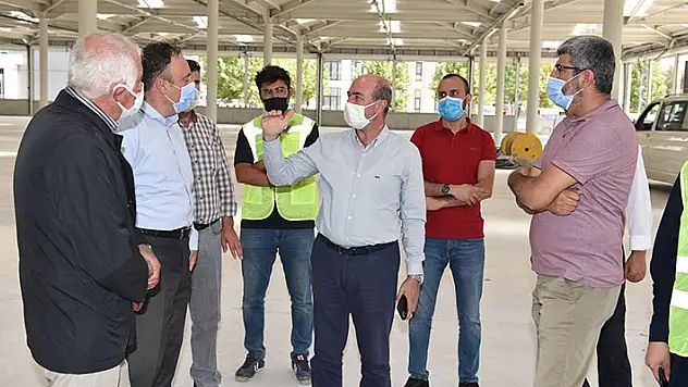 Selçuklu'da Dumlupınar Pazar Yeri tamamlanıyor