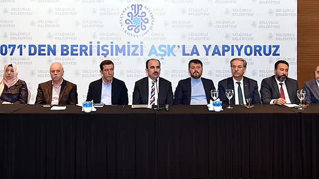 Selçuklu'da hizmetler ortak akıl ile planlanıyor