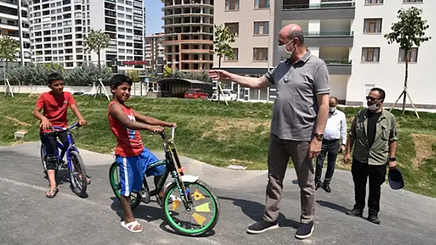 Selçuklu'da ikinci bisiklet ve kaykay parkında sona yaklaşıldı
