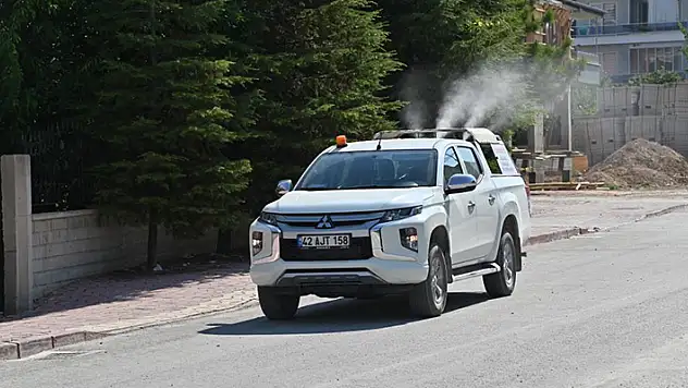 Selçuklu'da ilaçlama çalışmaları devam ediyor
