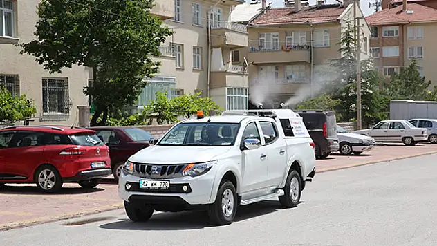 Selçuklu'da ilaçlama çalışması başladı 