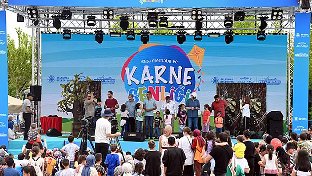 Selçuklu'da 'Karne Şenliği ve Yaza Merhaba' etkinliği 