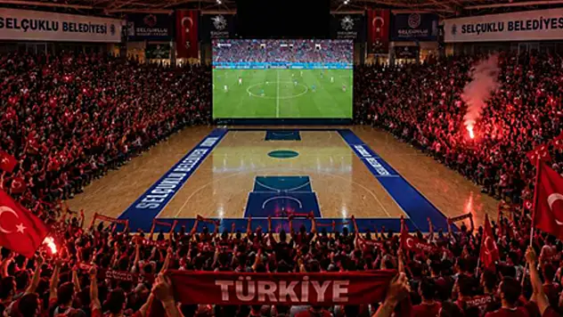 Selçuklu'da milli maç heyecanı yaşanacak