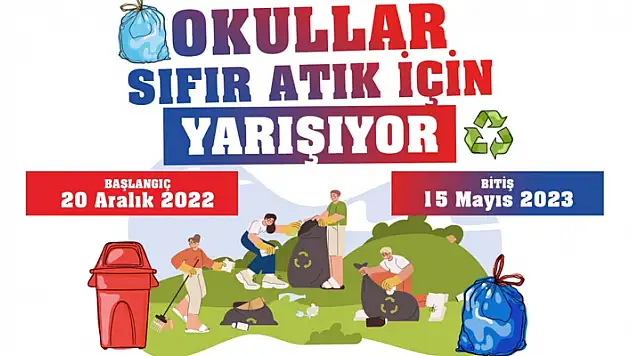 Selçuklu'da okullar sıfır atık için yarışıyor! Son tarih 15 Mayıs