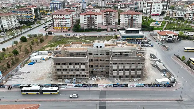 Selçuklu'da, Toplum Ruh Sağlığı Merkezi ve Sağlıklı Hayat Merkezi'nin yapımı sürüyor