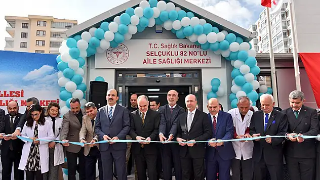Selçuklu'da yeni Aile Sağlığı Merkezi binası açıldı

