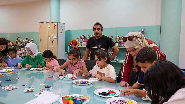 Selçuklu'dan Filistinli ailelere kucak açan akademi