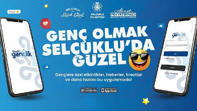 Selçuklu Gençlik uygulaması gençlere avantaj sağlıyor