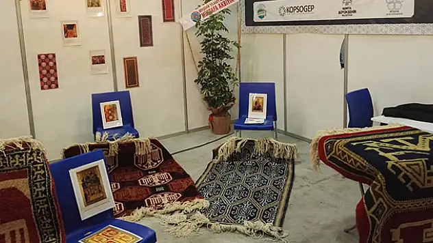 Selçuklu halıları fuarda tanıtılıyor