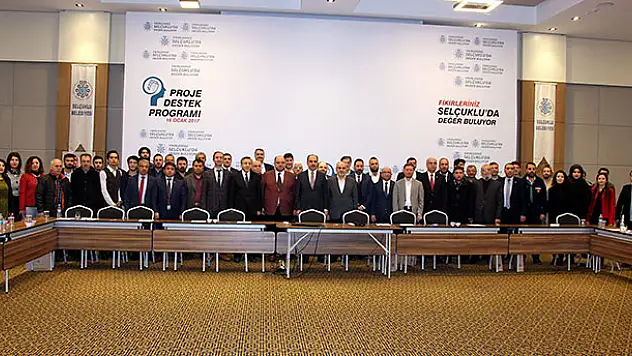 Selçuklu için proje üretenlere 2 milyon 811 bin liralık destek