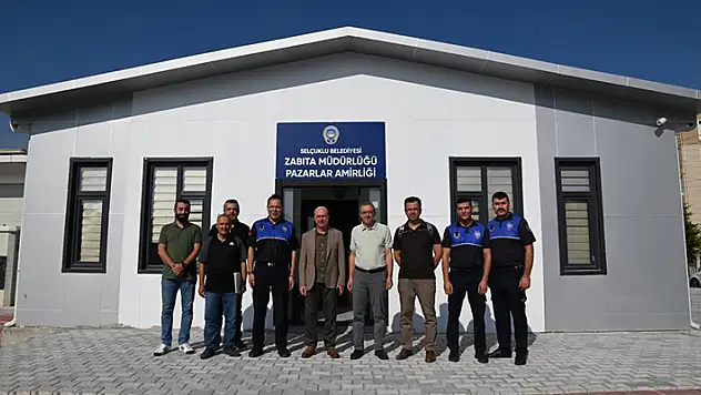 Selçuklu Pazarlar Amirliği yeni yerinde hizmete başladı

