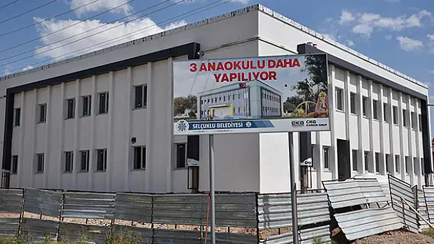 Selçuklu'ya 3 yeni anaokulu daha!
