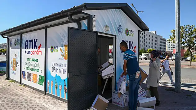 Selçuklu'da atık kumbaram projesi yoğun ilgi görüyor
