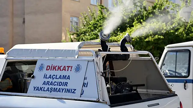Selçuklu'da haşereyle mücadele çalışmaları sürüyor
