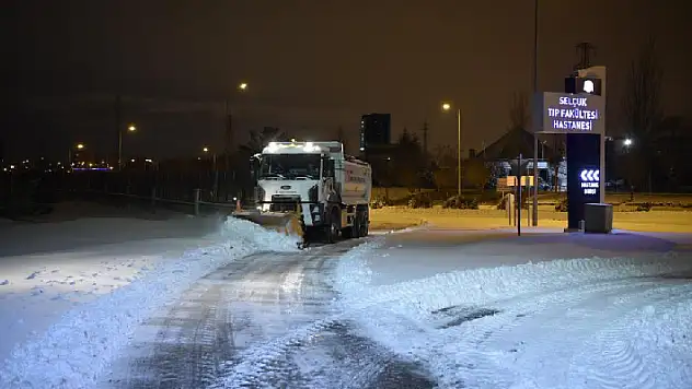 Selçuklu'da kar mesaisi!
