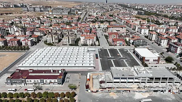Selçuklu'da Yazır Kapalı Pazar açılışa hazırlanıyor
