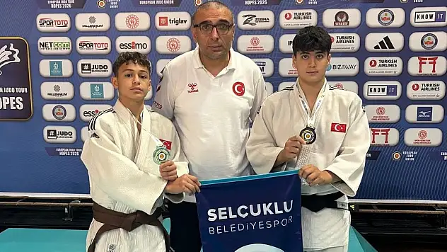 Selçuklulu judoculardan 1 altın, 1 bronz