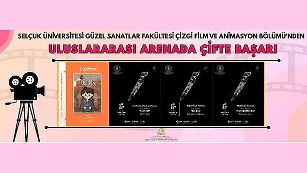 Selçuk'tan Uluslararası arenada çifte başarı