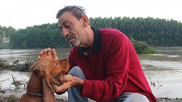 Selde Kaybolan Köpeği Yüzerek Geldi, Sevince Boğuldu