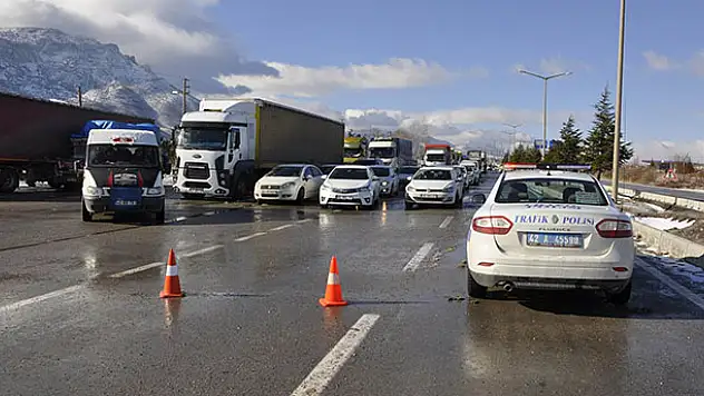 Seydişehir-Antalya yolu kısmen açıldı