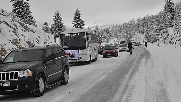 Seydişehir - Antalya yolu trafiğe açıldı