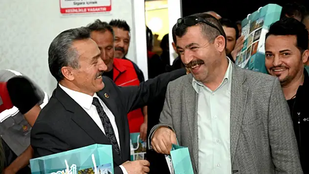 Seydişehir Belediye Başkanı Tutal, personelle bayramlaştı
