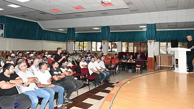 Seydişehir Belediyesi çalışanlarına 'İş Sağlığı Güvenliği' eğitimi verildi

