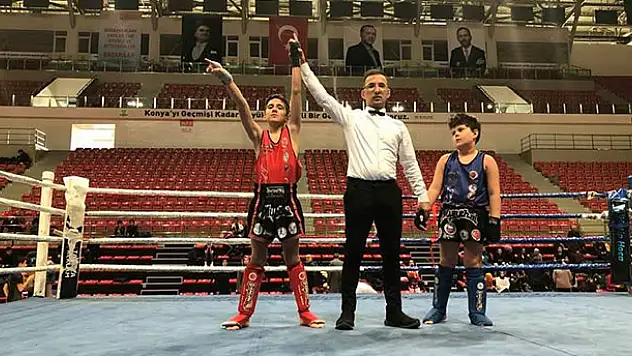 Seydişehir Belediyesi Muaythai sporcuları Konya'dan birincilikle döndü