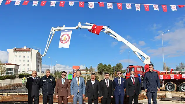 Seydişehir Cezaevi Misafir Bekleme Salonu'nun temeli atıldı