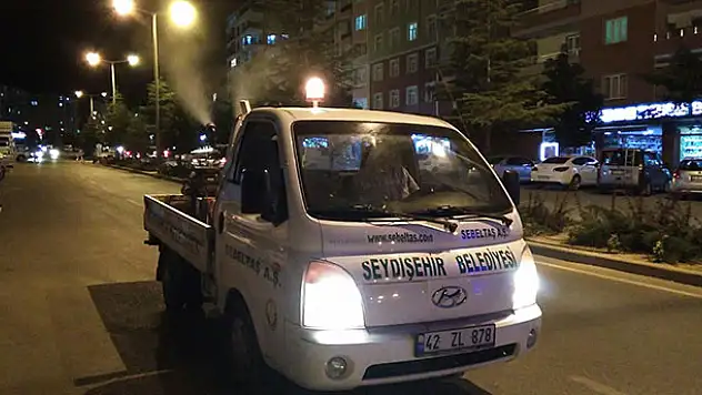 Seydişehir'da sinekle mücadele çalışmaları