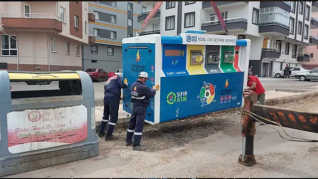 Seydişehir'de 10 noktaya mobil atık getirme merkezi yerleştirildi
