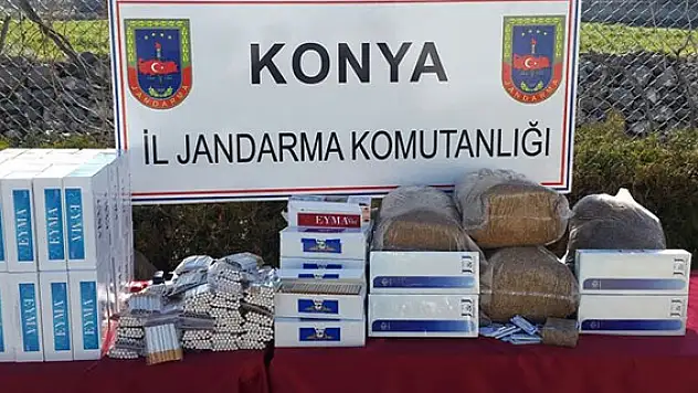 Seydişehir'de 4 bin 800 paket kaçak sigara ele geçirildi