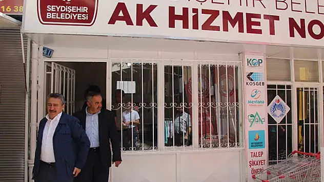 Seydişehir'de AK Hizmet Noktası vatandaşların hizmetinde