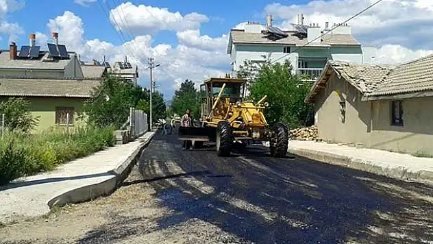 Seydişehir'de asfaltlama çalışmaları