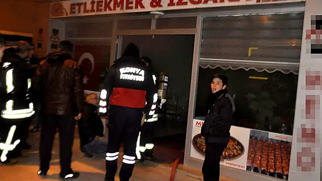 Seydişehir'de bir iş yerinde yangın çıktı