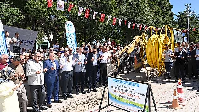 Seydişehir'de bu 5 mahalle doğal gaza kavuşuyor