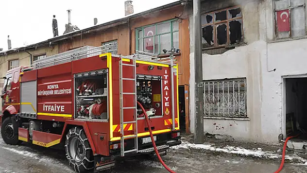 Seydişehir'de ev yangını